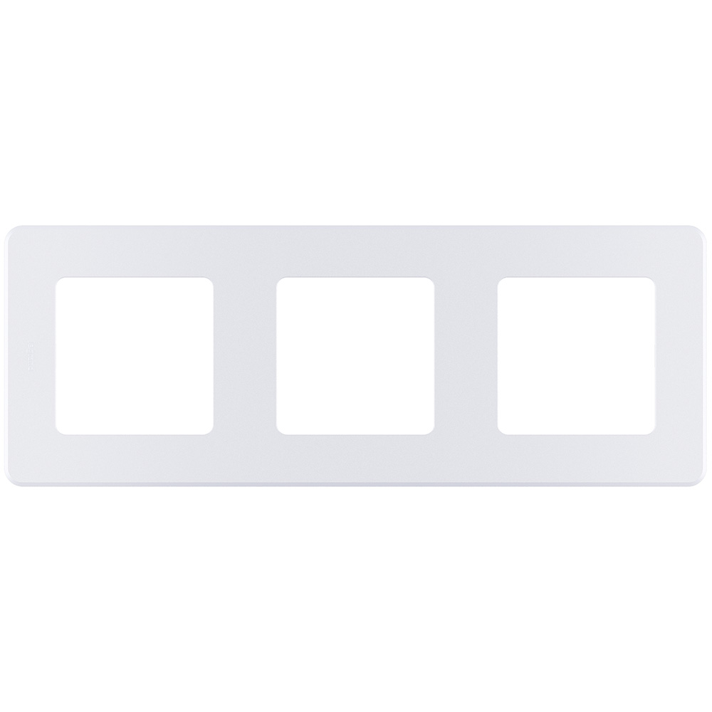 Рамка 3-местная жемчуг INSPIRIA