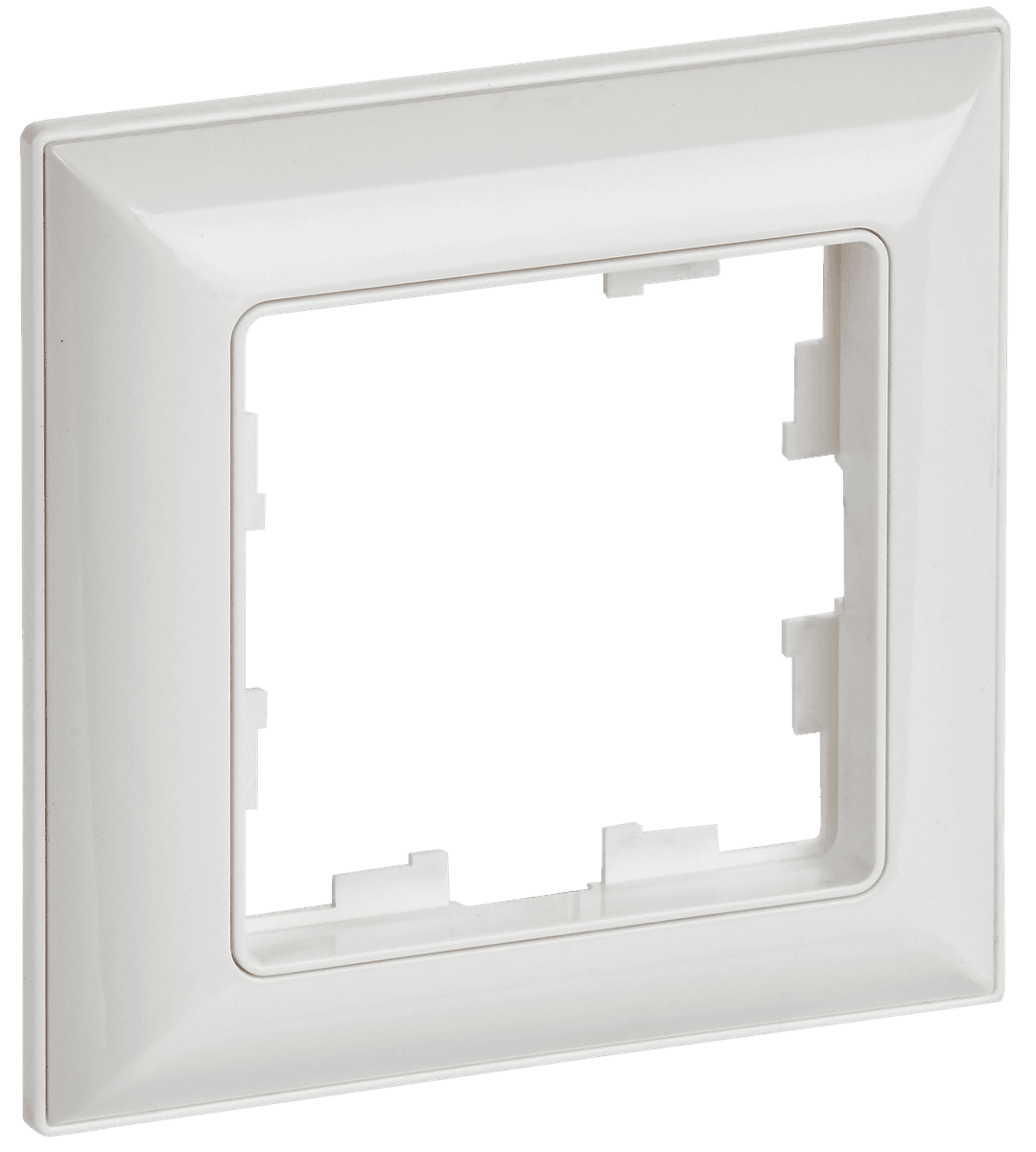 BRITE Рамка 1 пост РУ-1-Бр белый/белый IEK
