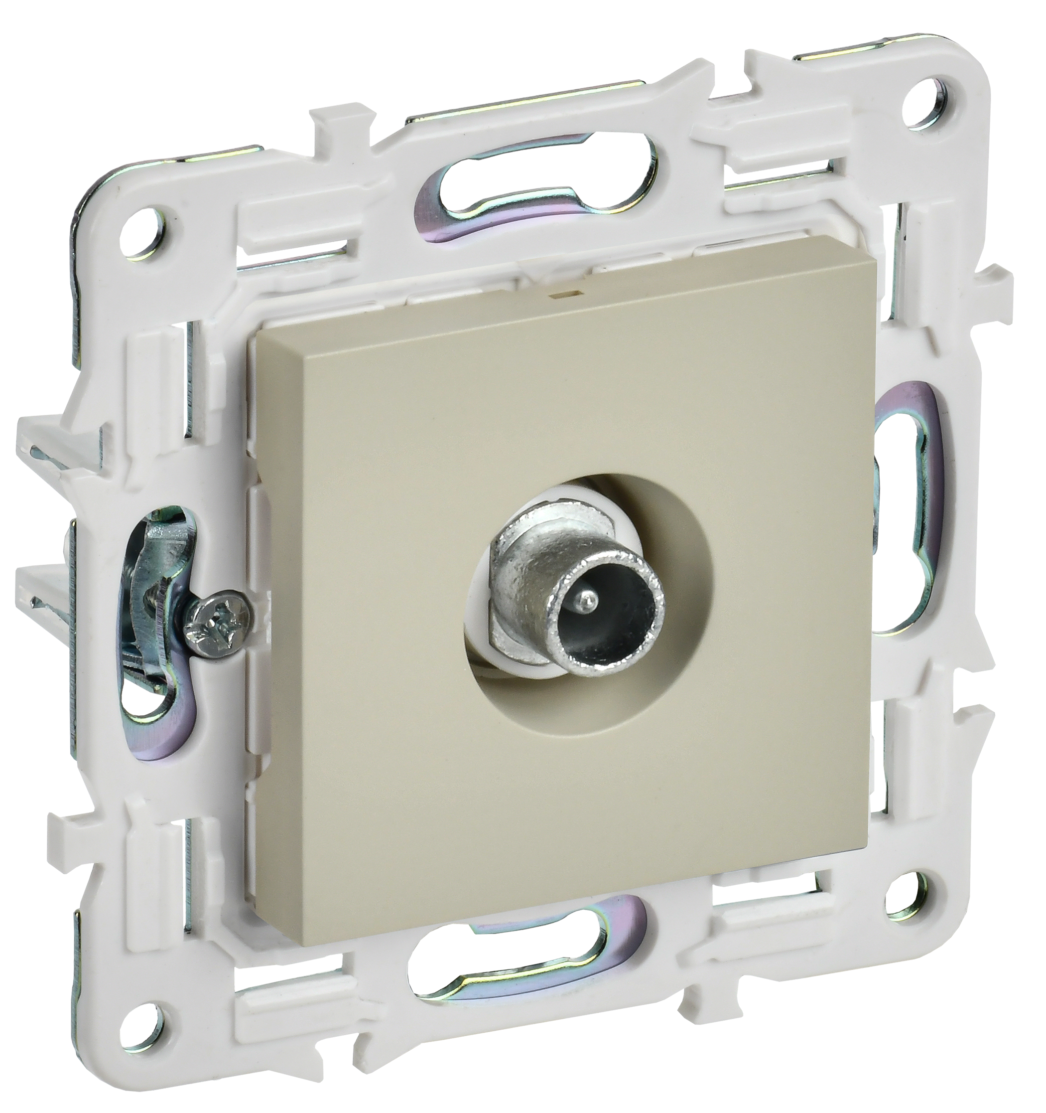 SKANDY Розетка TV проходная SK-A17B бежевый IEK