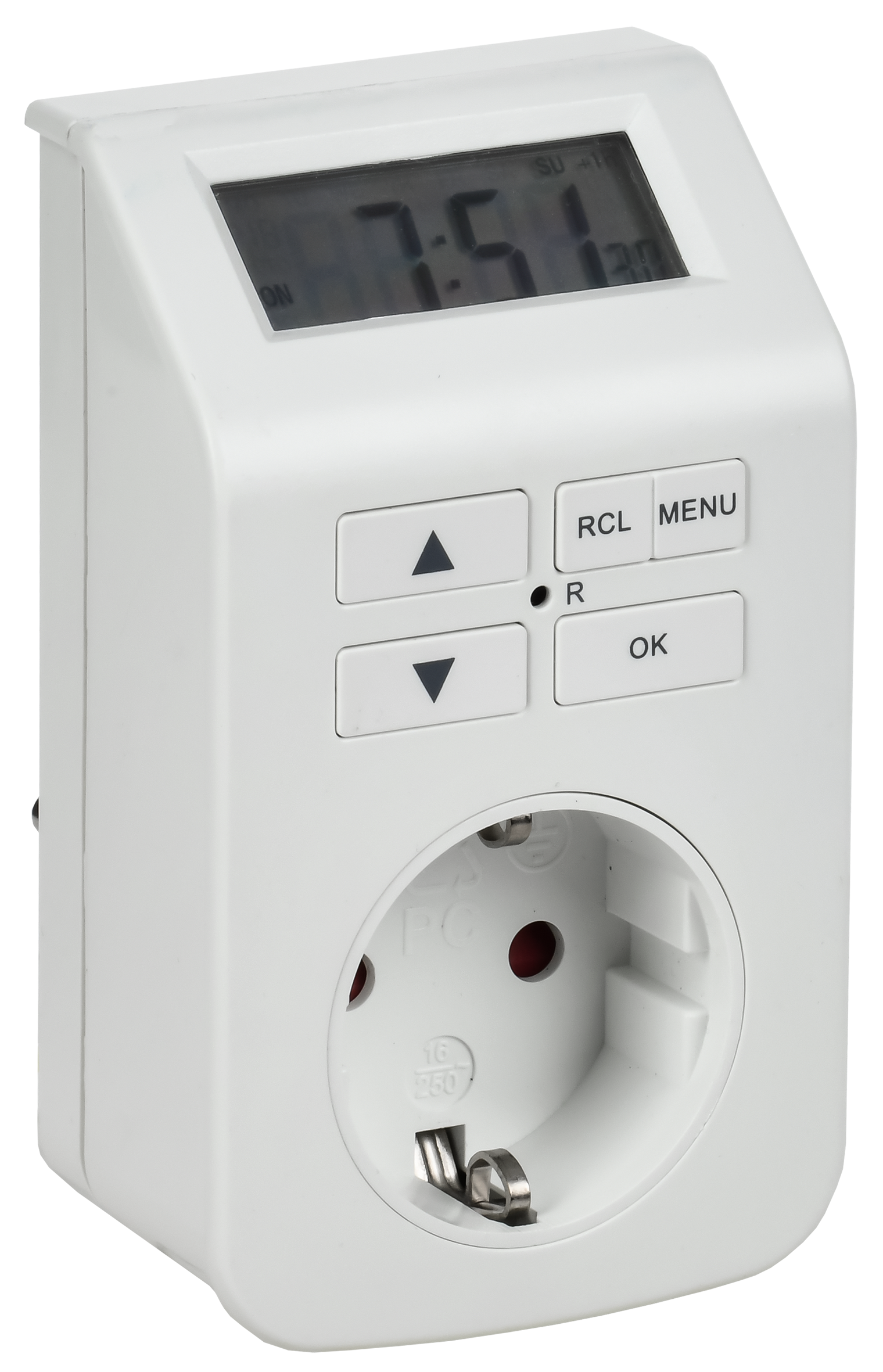 РТЭ-5 Розетка-таймер электронный 1мин 7дн 112on/off 16А IP20 белая IEK