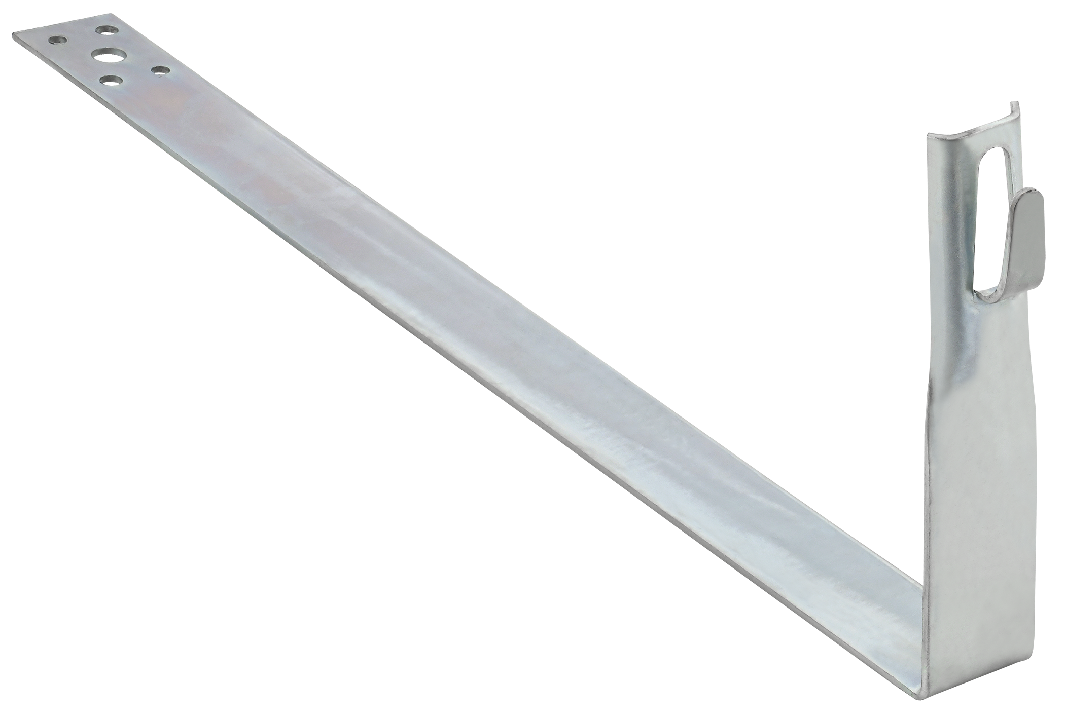 Держатель проводника круглого 6-8 мм черепичная кровля L 430 мм оцинкованная сталь