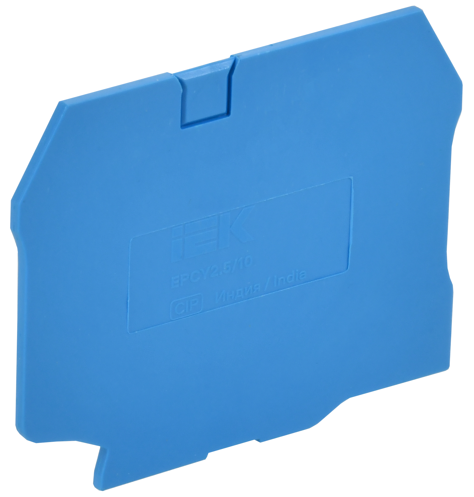 ARMAFIX Заглушка EPCY2.5/10BU для колодок клеммных CY2.5-CY10 синяя IEK