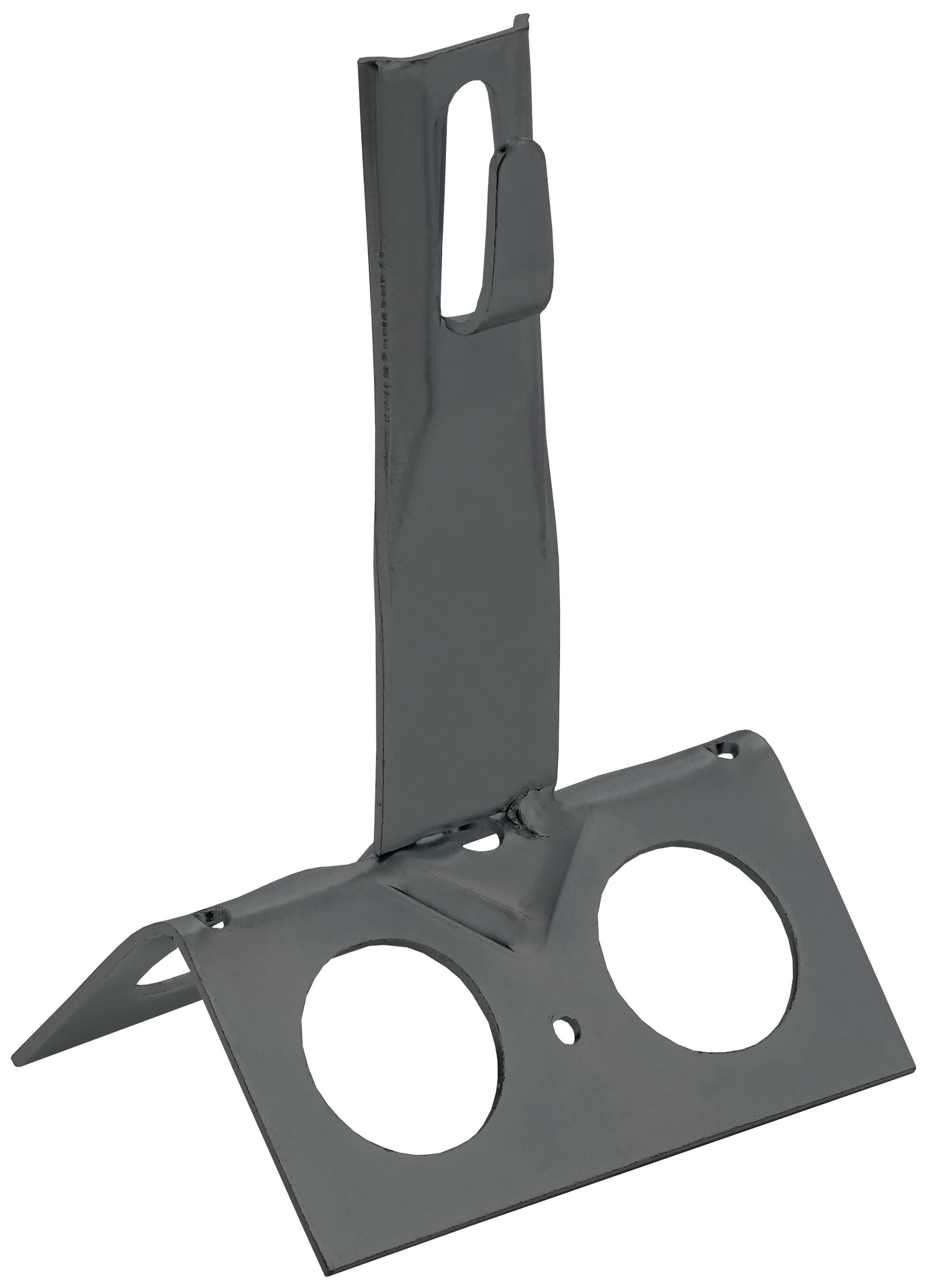 Держатель проводника круглого 6-8 мм для конька широкого h 100 мм оцинкованная сталь TD