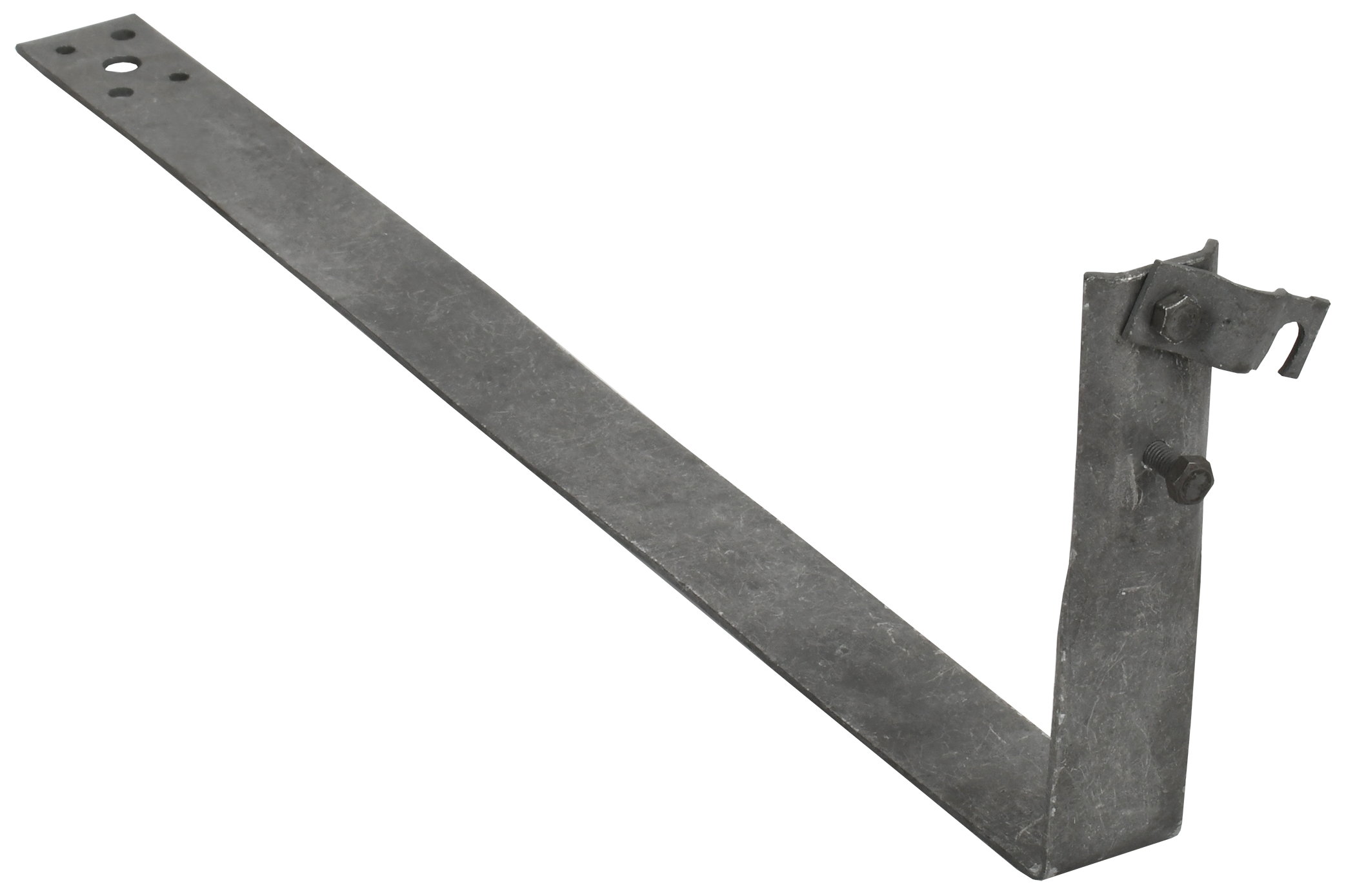 Держатель проводника круглого 6-10 мм черепичная кровля L 380 мм оцинкованная сталь TD