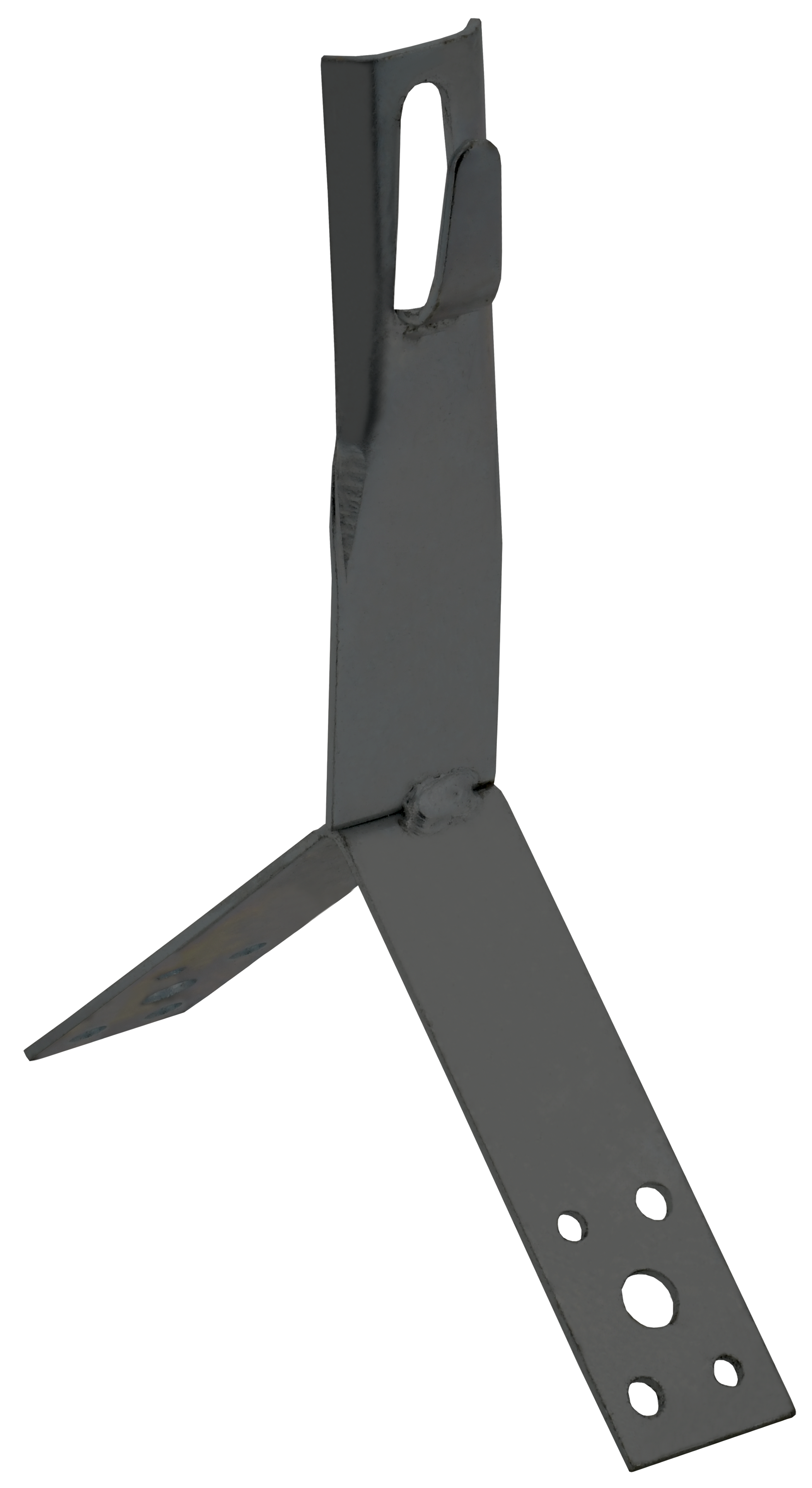 Держатель проводника круглого 6-8 мм для конька h 100 мм оцинкованная сталь TD