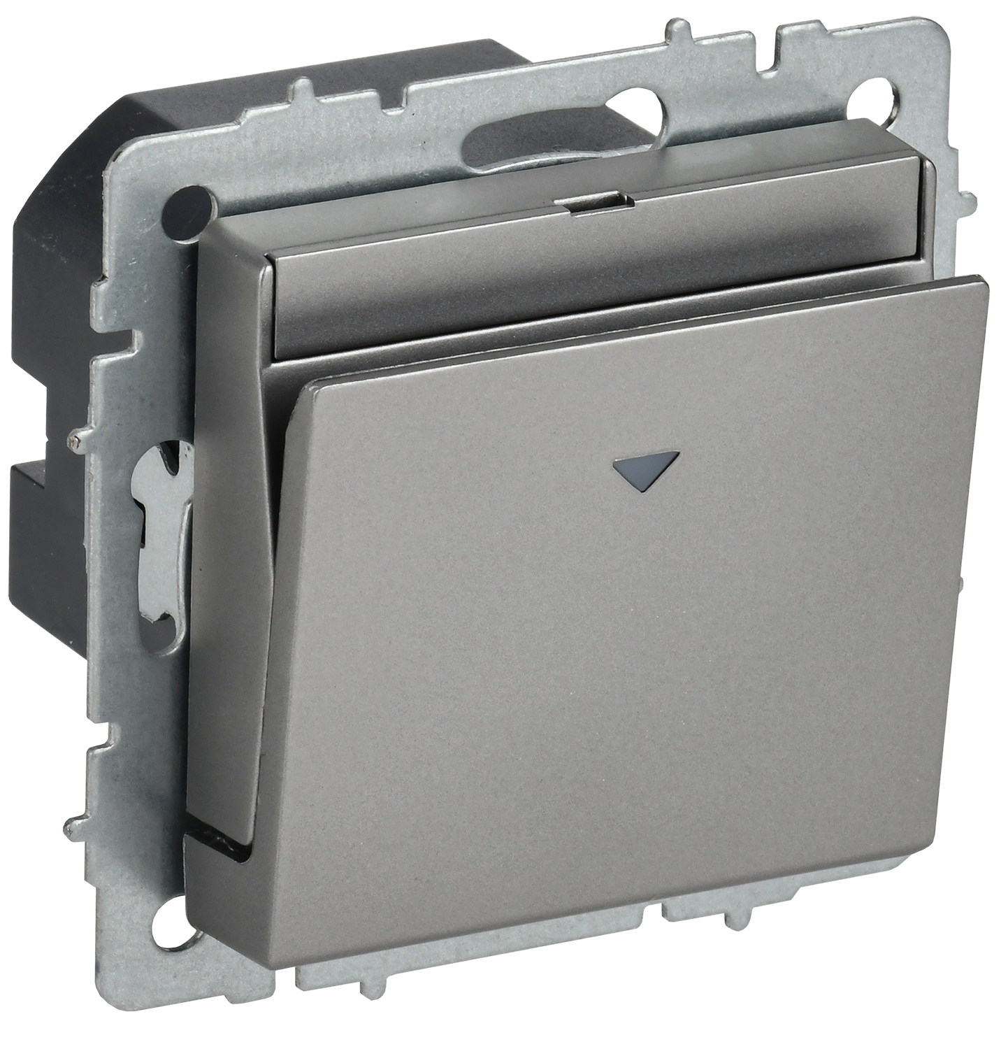 BRITE Выключатель карточный 30А ВС10-1-8-БрС сталь IEK