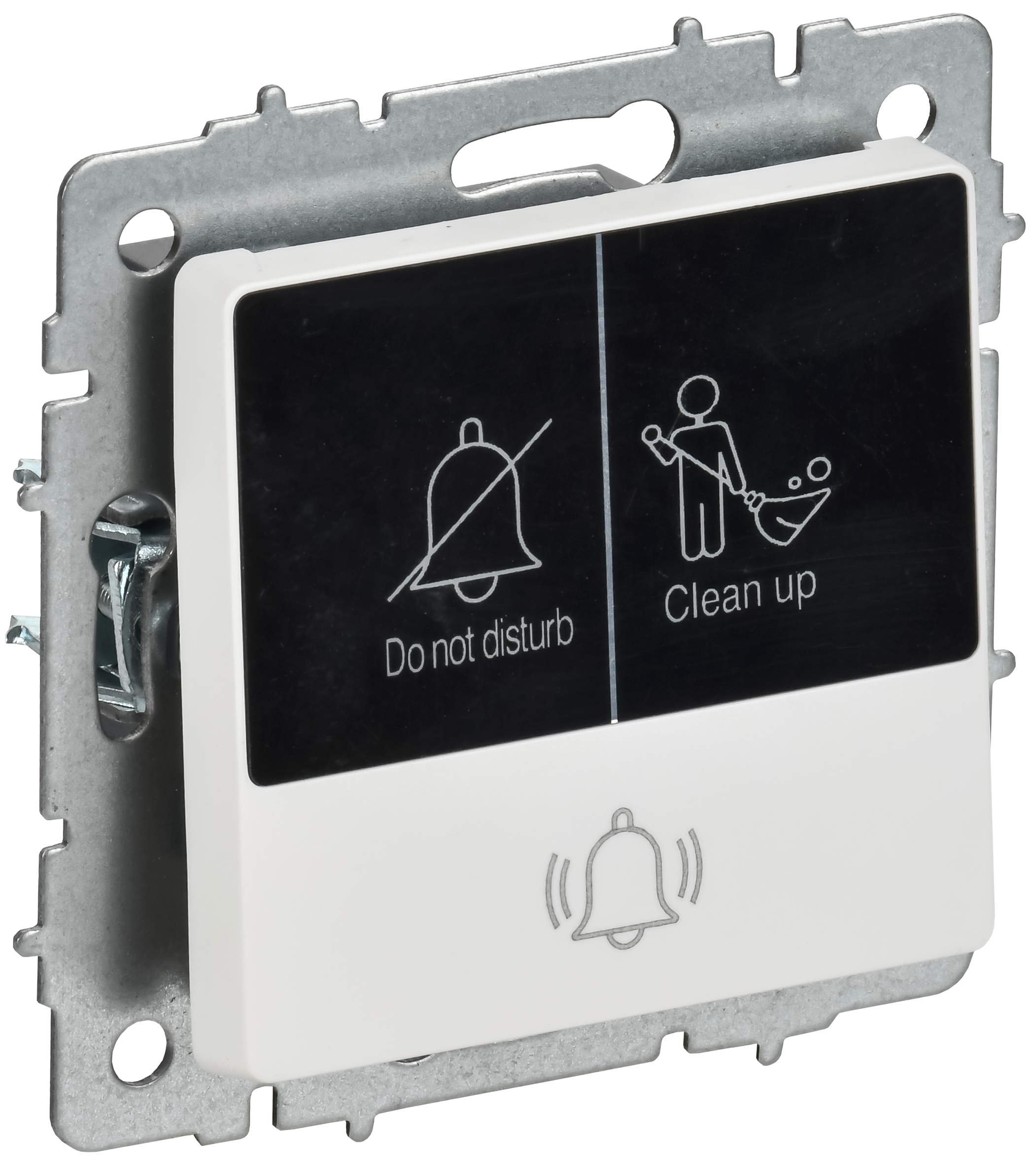 BRITE Кнопка звонка с индикацией для отелей 10А ВС10-1-9-БрАБ арктический белый IEK