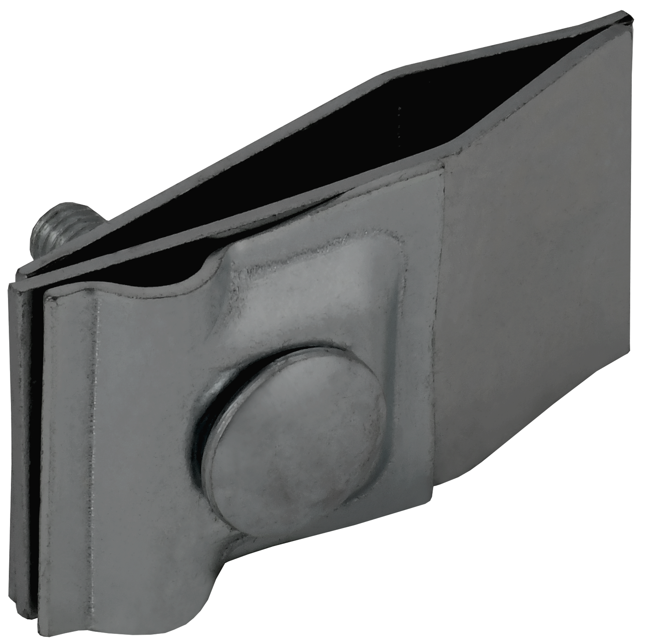 Держатель проводника круглого 6-10 мм для фальца прямой h 60 мм оцинкованная сталь TD