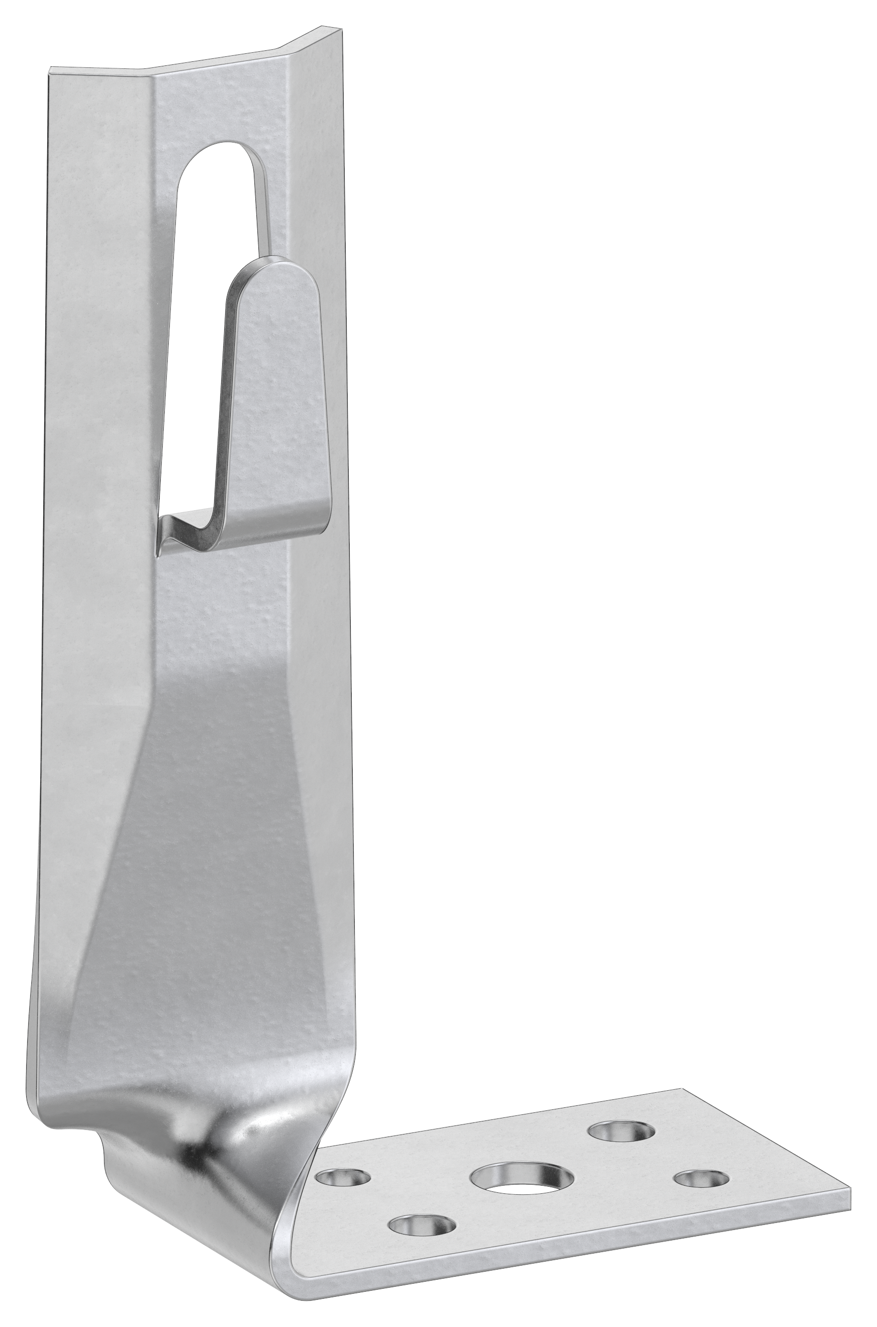 Держатель проводника круглого 6-8 мм угловой скрытый h 70 мм оцинкованная сталь