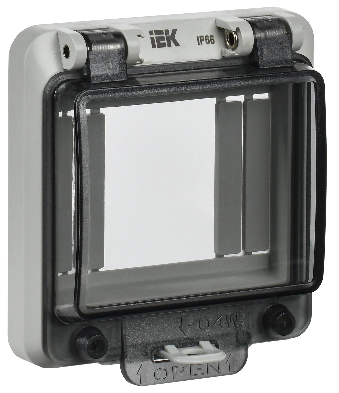 Крышка защитная для выреза в шкафу пластик 4 модул