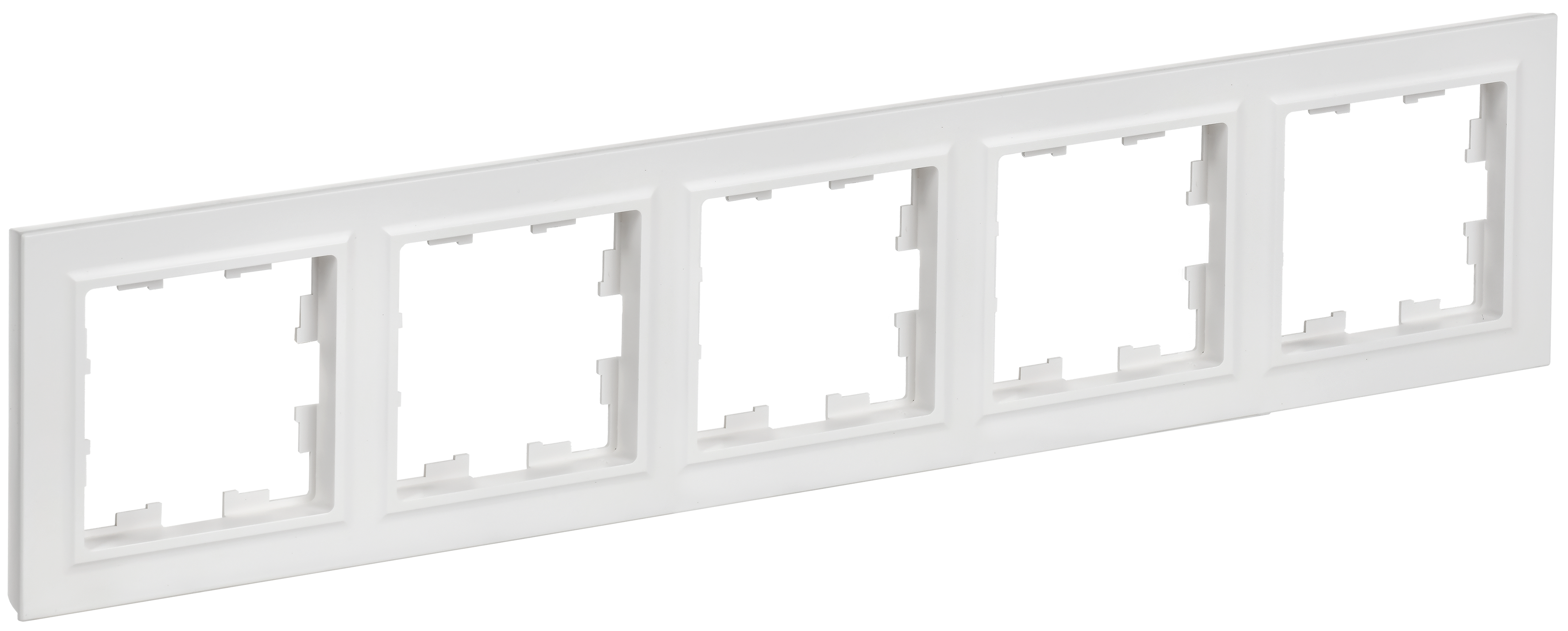BRITE Рамка 5-местная РУ-5-БрАБ арктический белый IEK