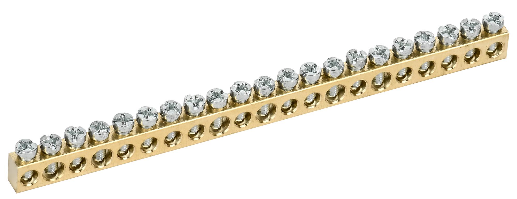 TEKFOR Шина нулевая сечение 6х9 21 отв. IEK