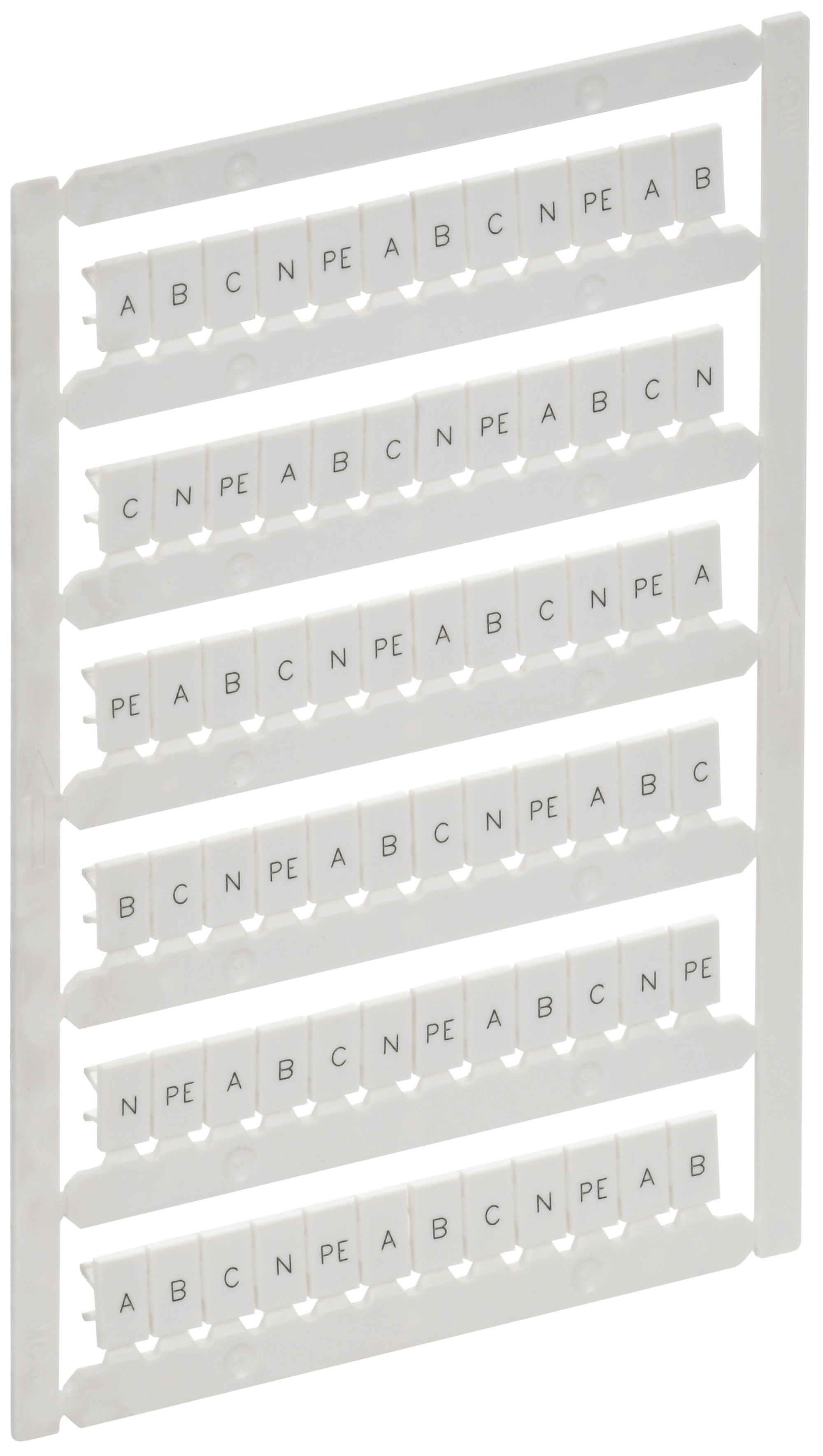 ARMAFIX Маркер для CTS/CP 4мм2 с символами A B C N PE IEK