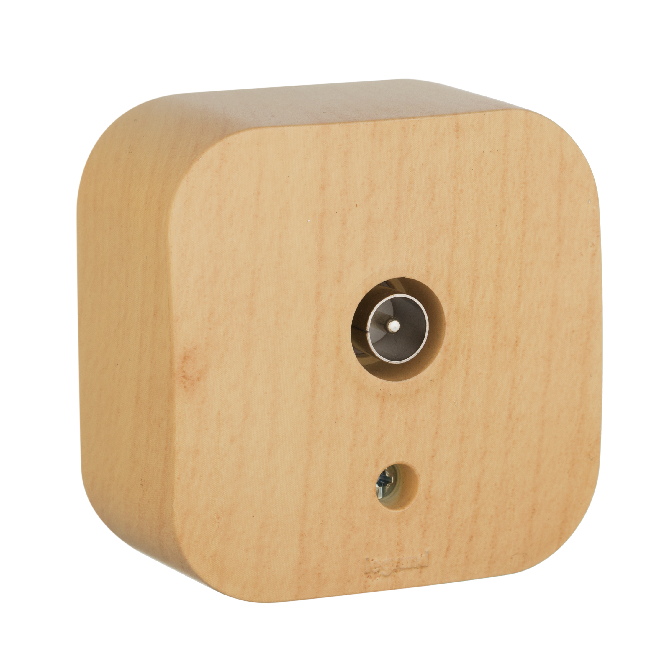 Розетка для открытой установки TV тип звезда дерево QUTEO