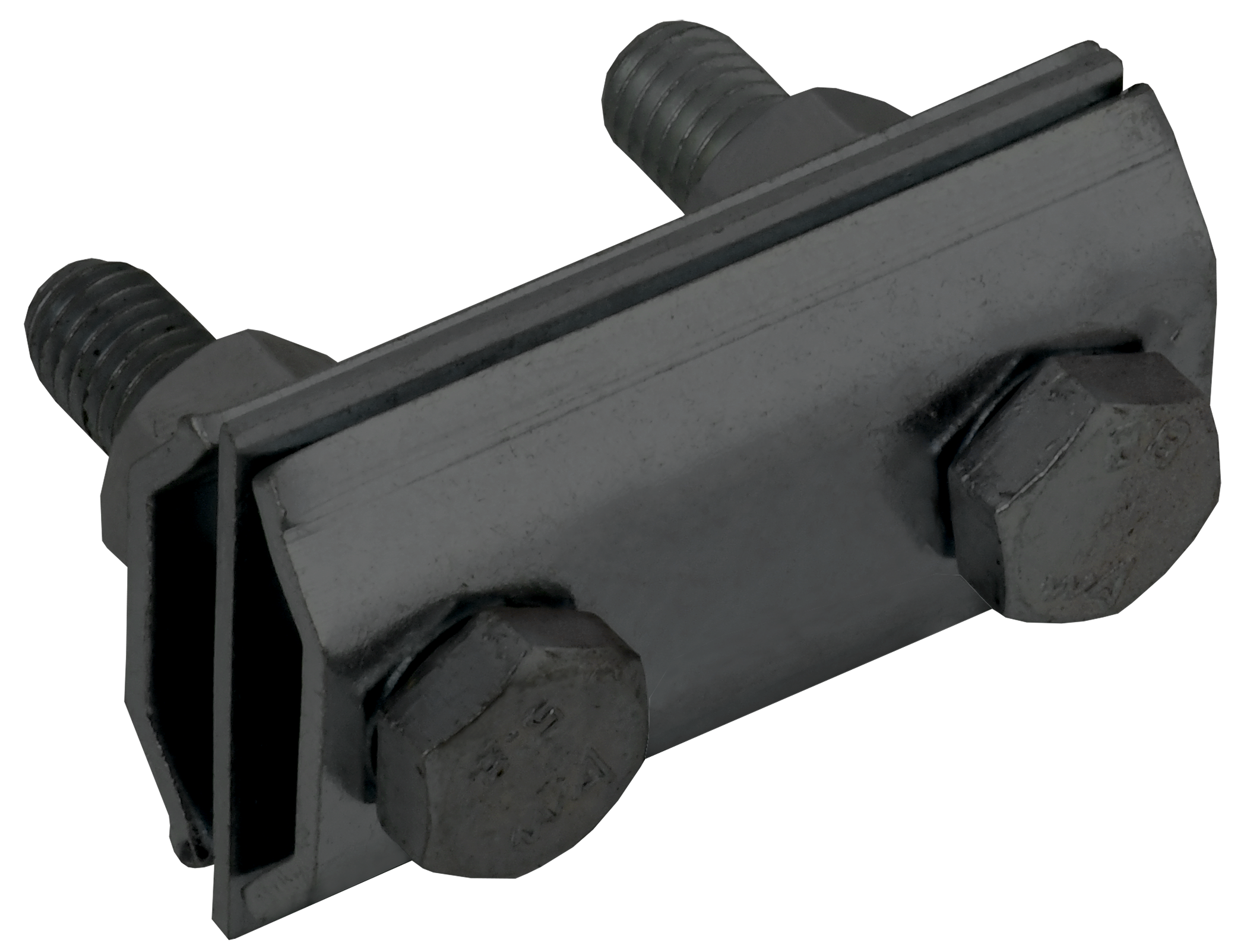 Зажим соединительный двойной сквозной пруток-пруток 8мм оцинкованная сталь TD