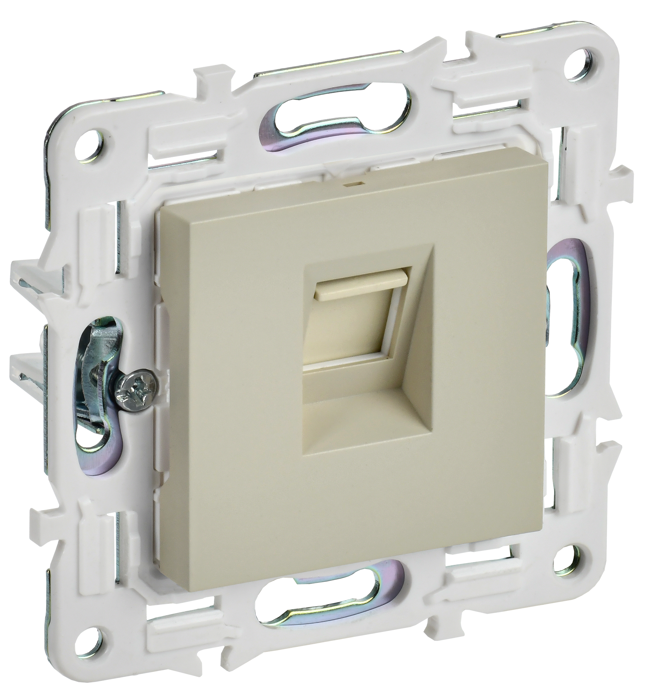 SKANDY Розетка компьютерная RJ45 кат.6 SK-K02B бежевый IEK