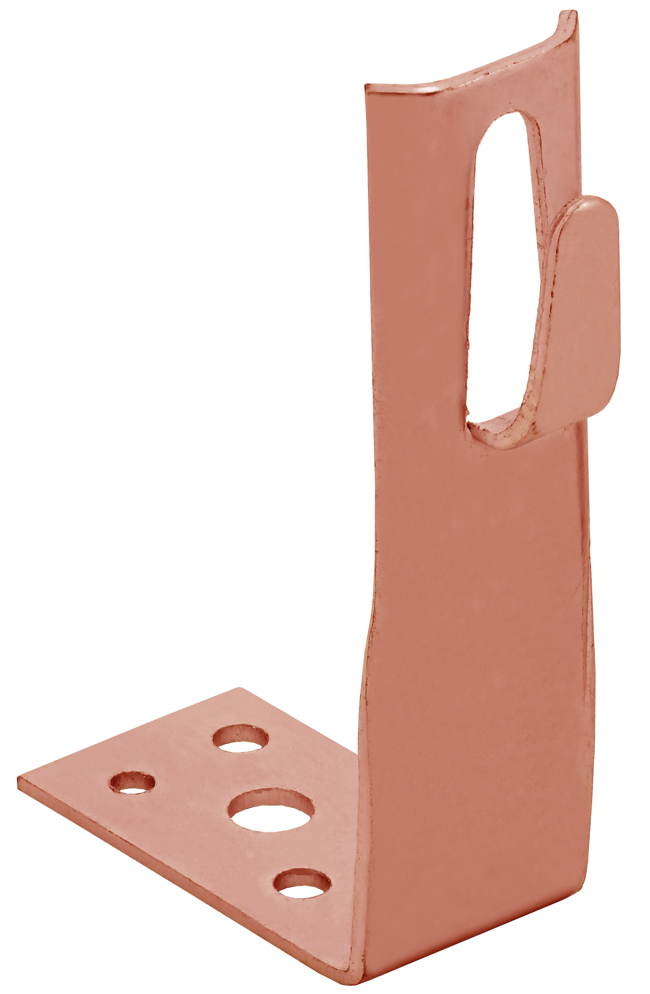 Держатель проводника круглого 6-8 мм угловой h 60 мм оцинкованная сталь TD