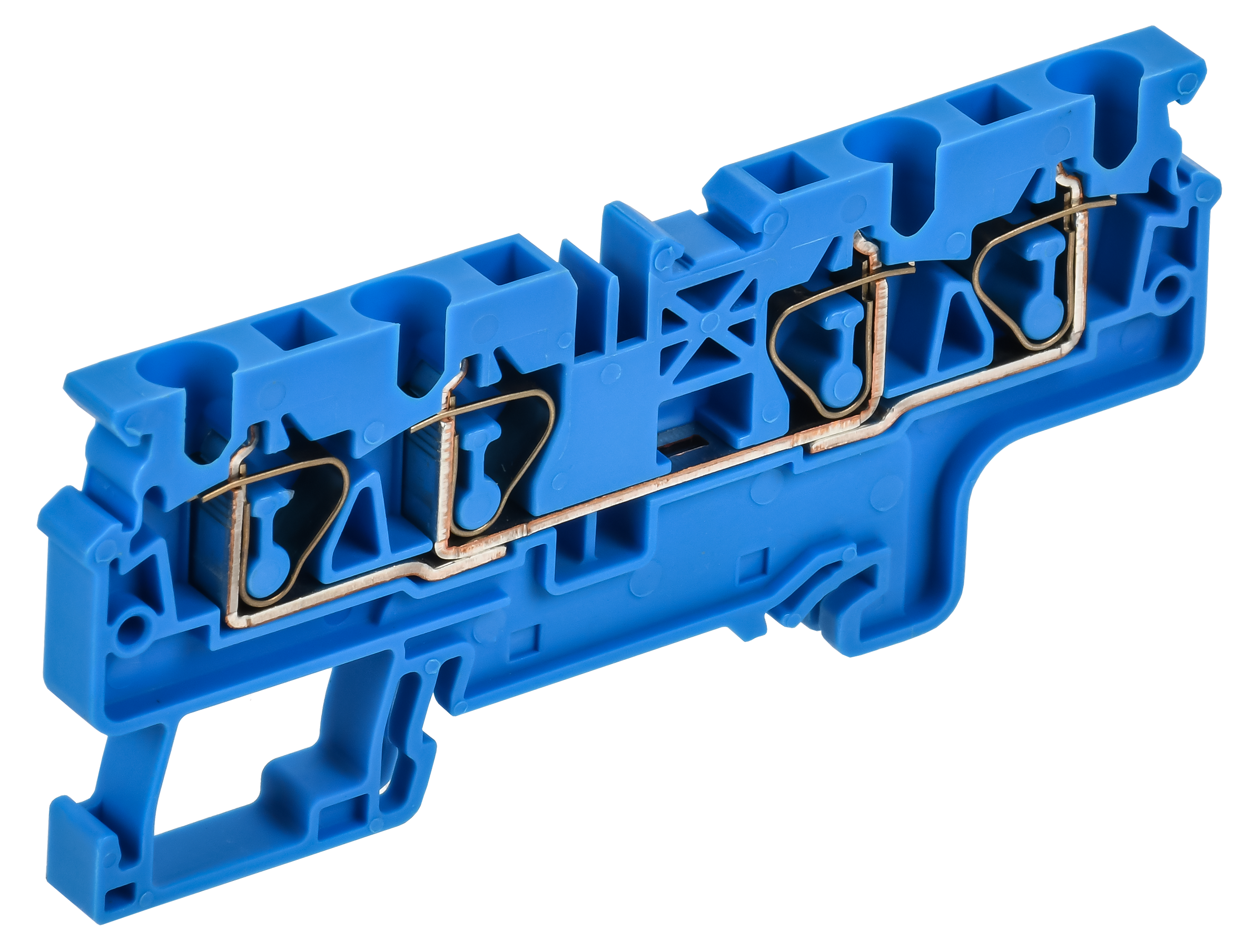 ARMAFIX Клемма пружинная CX4-3 BU 4мм2 трехконтактная синяя IEK