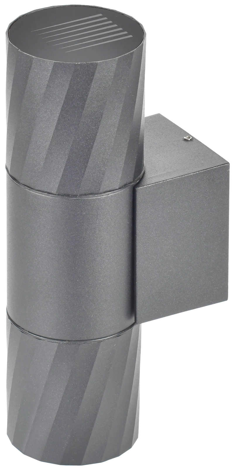 Светильник уличный декоративный для наружного освещения 5221 настенный 2хGU10 двусторонний IP65 серый