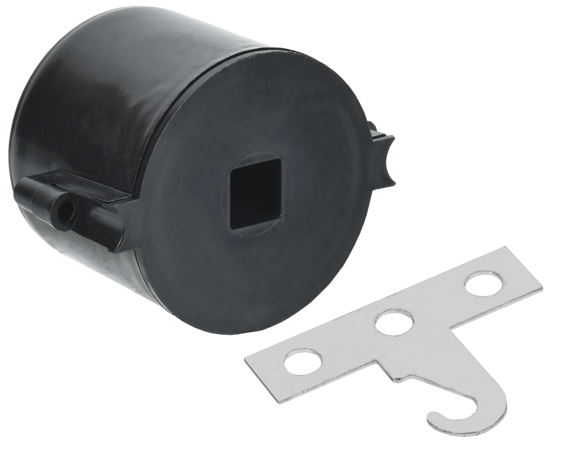 Коробка потолочная Л253М У3 D=75х62мм для монолитного строительства (с крюком) IEK