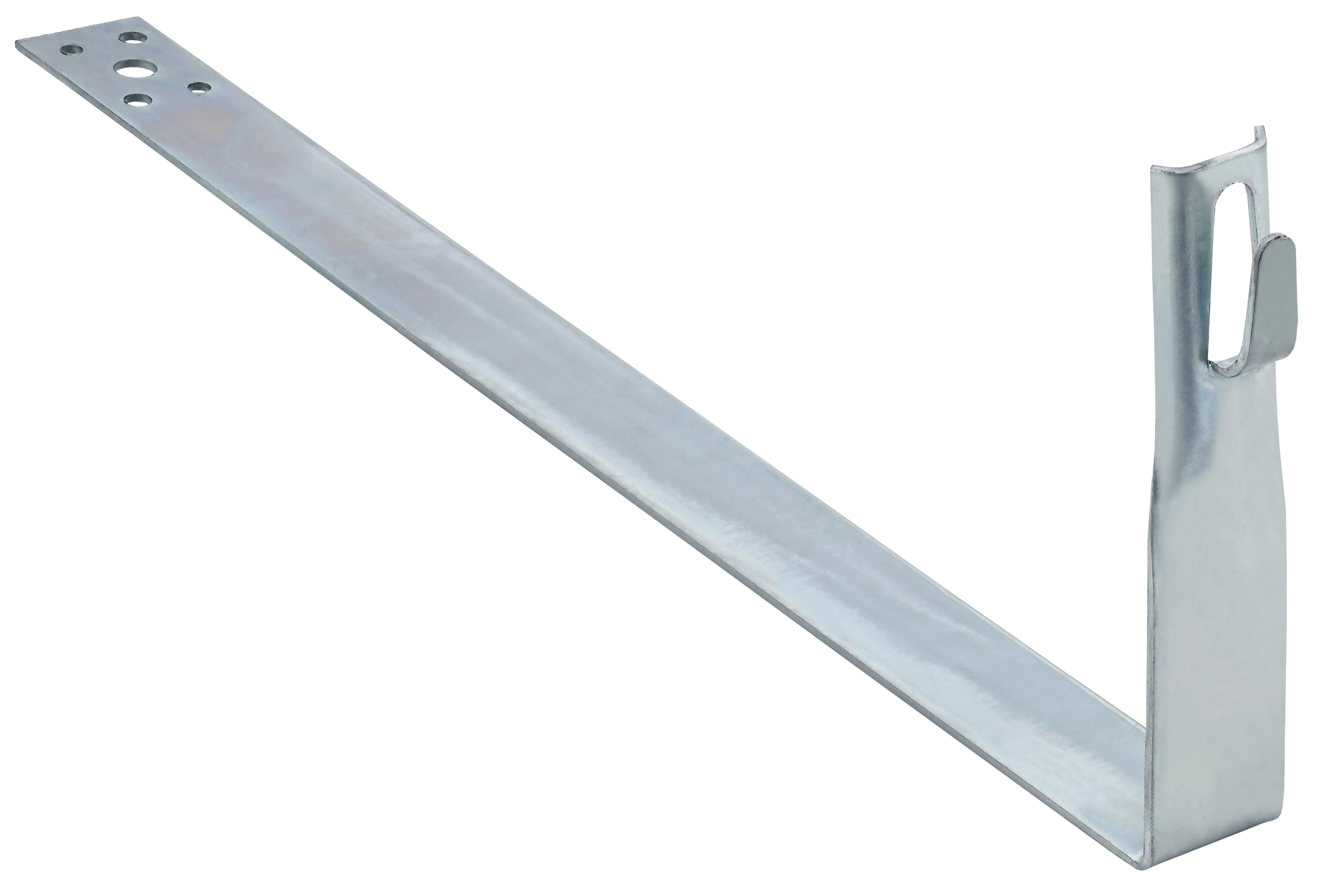 Держатель проводника круглого 6-8 мм черепичная кровля L 380 мм оцинкованная сталь HDZ