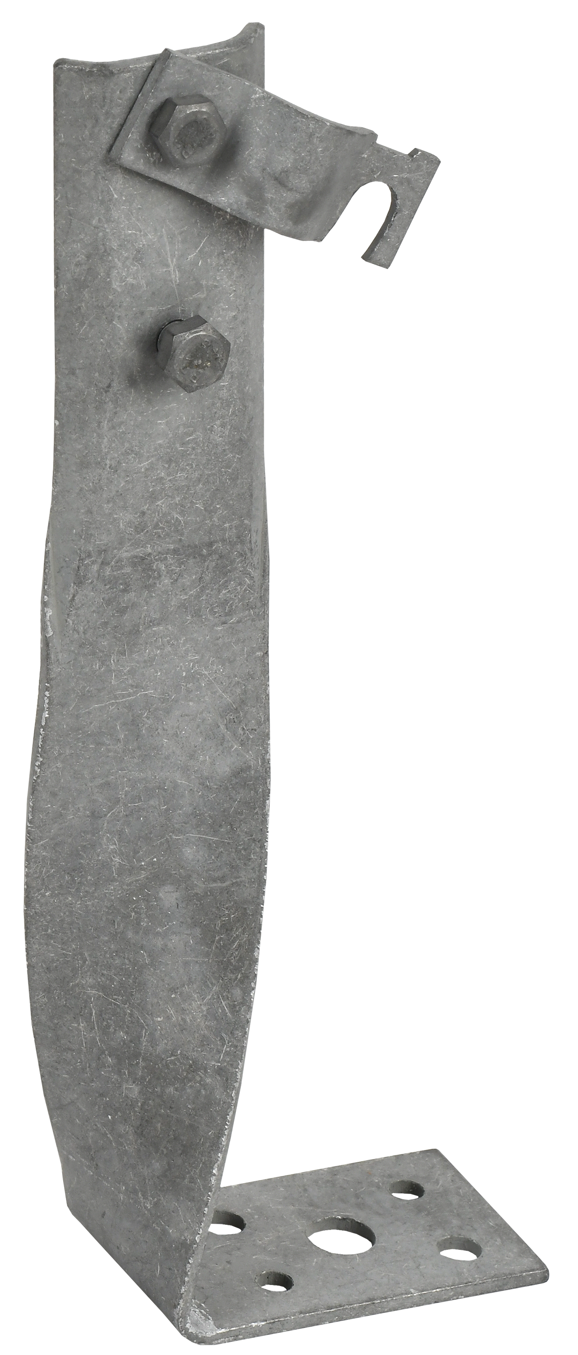 Держатель проводника круглого 6-10 мм винтовой угловой скрытый h 140 мм оцинкованная сталь HDZ