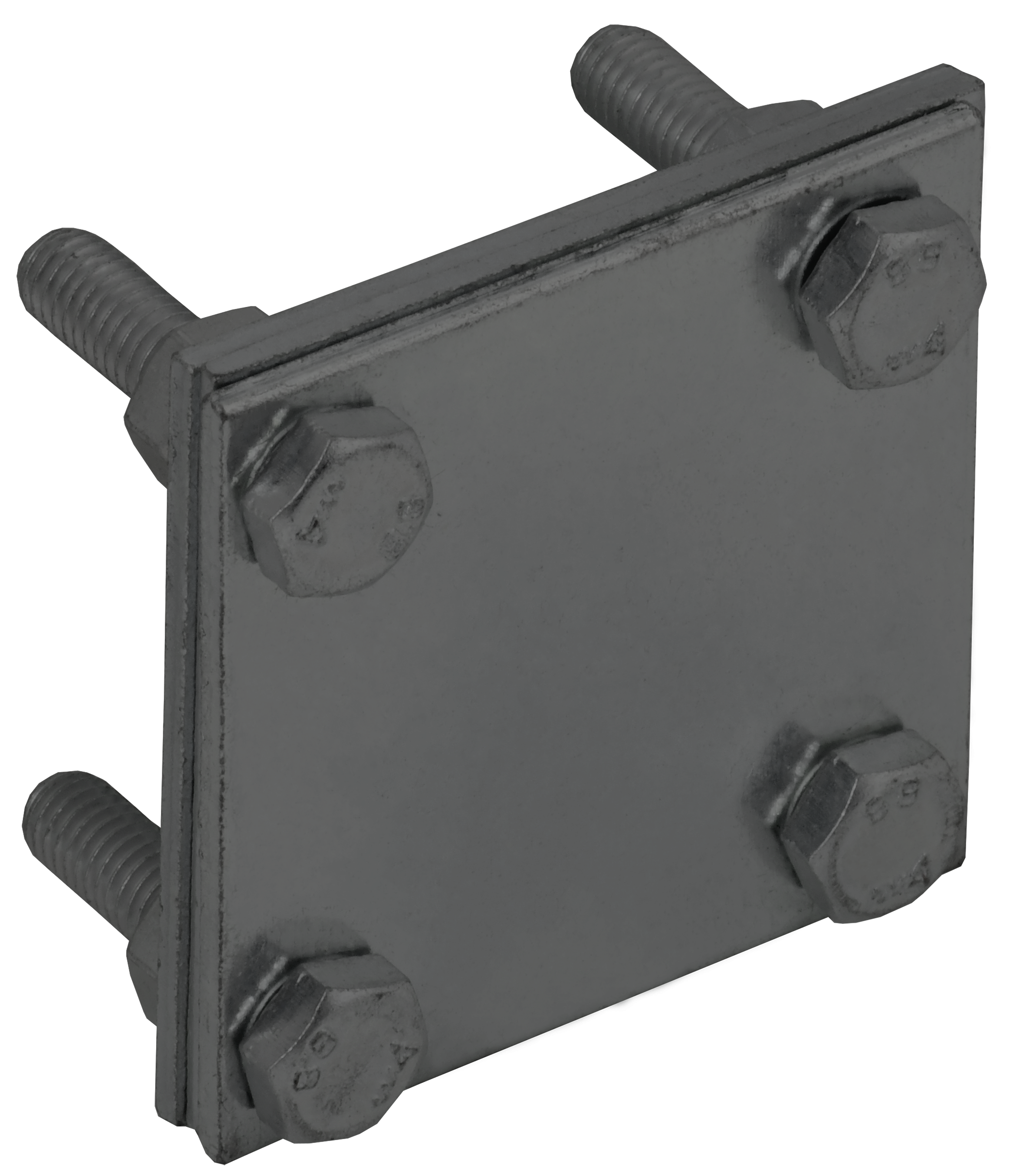 Зажим крестообразный с разделителем полоса-полоса 30 мм оцинкованная сталь TD