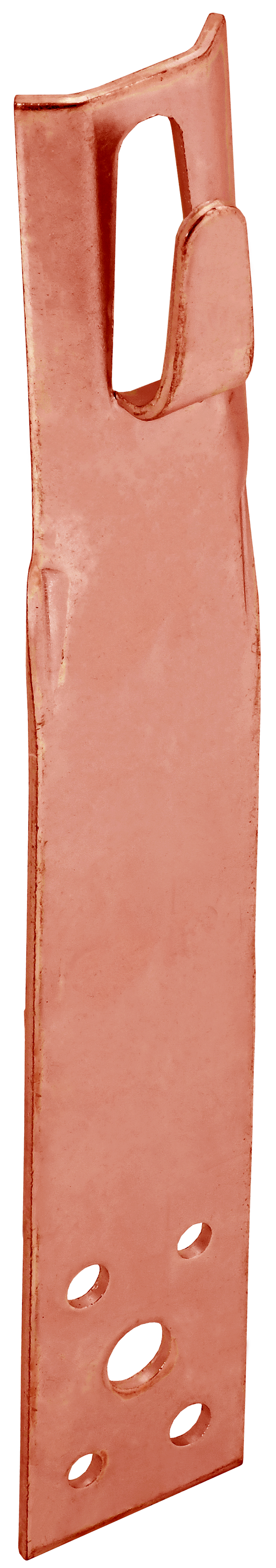 Держатель проводника круглого 6-8 мм прямой h 150 мм медь