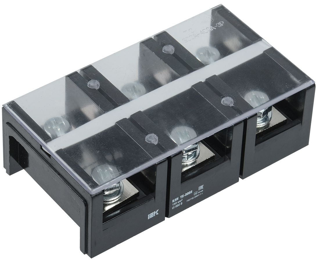 Блок зажимов БЗН ТС-3003 150 мм2 300A 3 пары