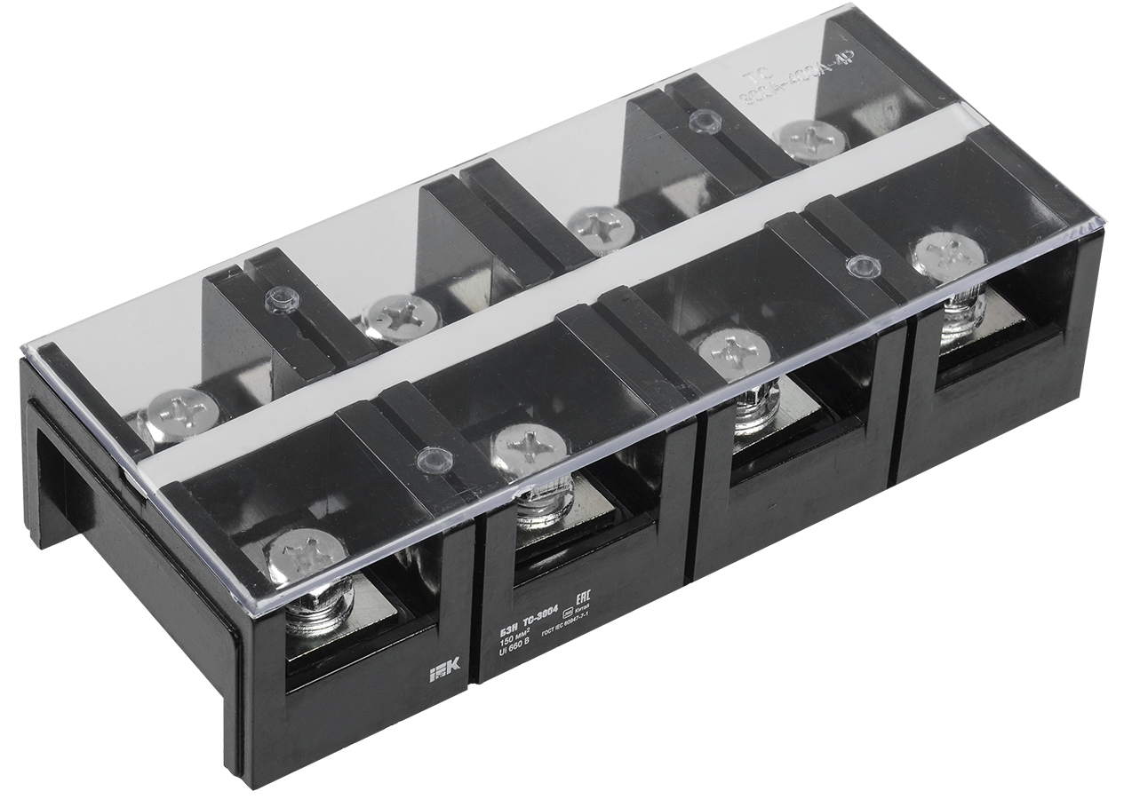 Блок зажимов БЗН ТС-603 16 мм2 60A 3 пары