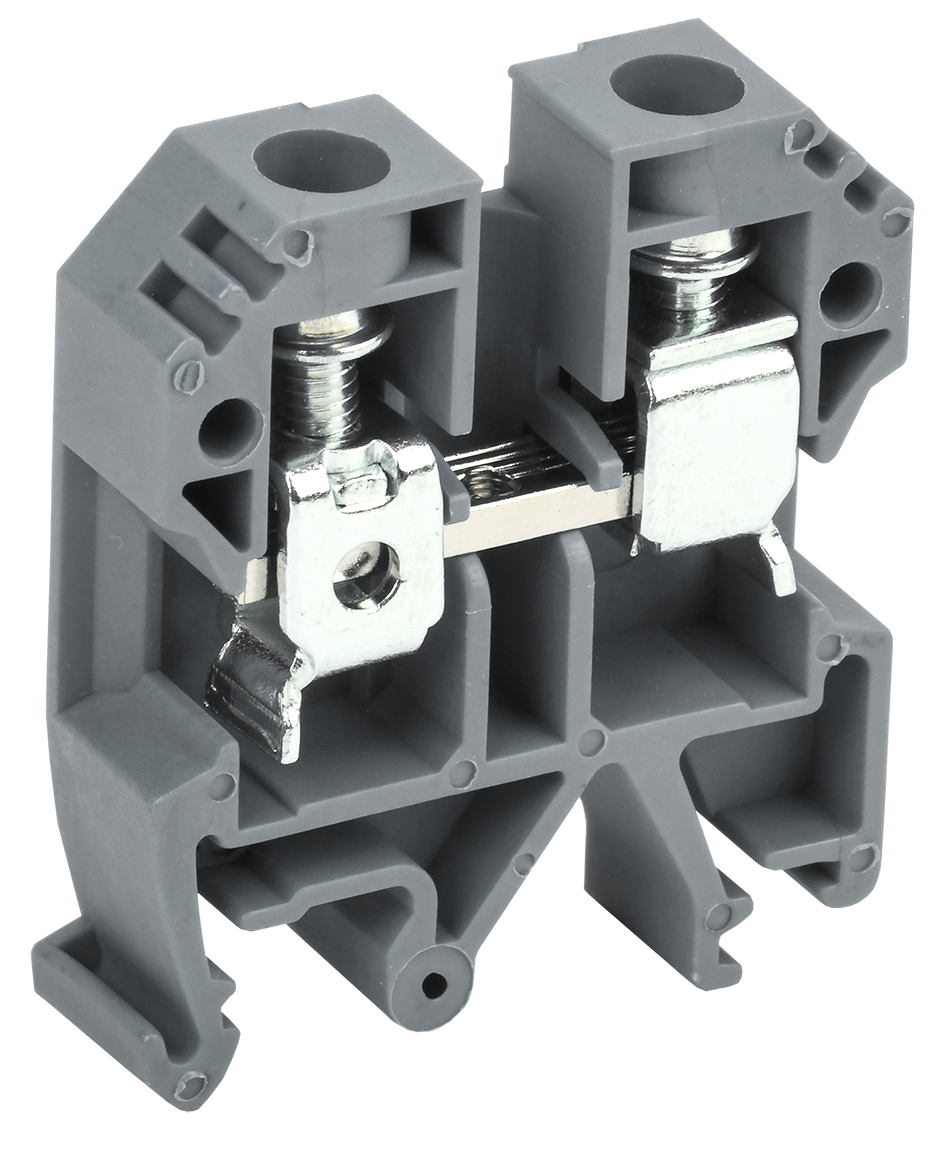 Клемма винтовая КВИ-10мм2 серая