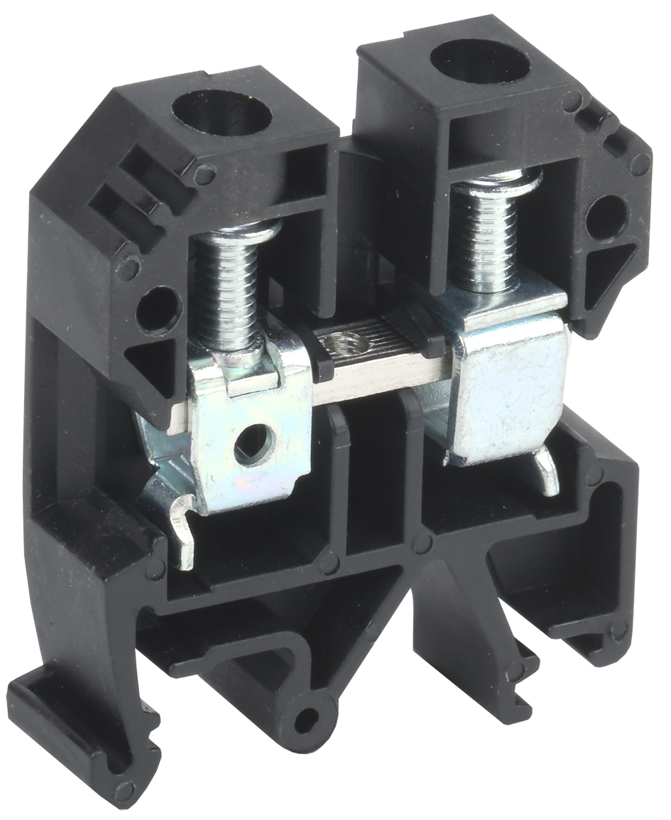 Клемма винтовая КВИ-10мм2 черная