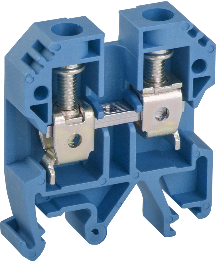 Клемма винтовая КВИ-6мм2 синяя
