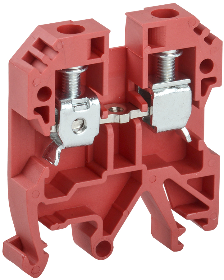 Клемма винтовая КВИ-6мм2 красная