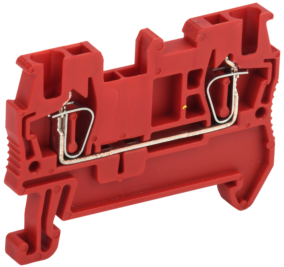 Клемма пружинная КПИ 2в-1,5 17,5А красный