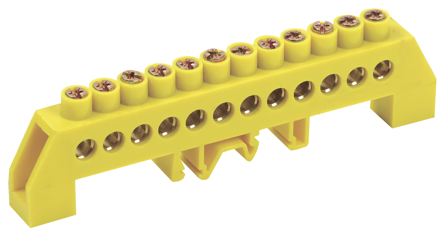 Шина PE земля комбинированный DIN-изолятор типа Стойка ШНИ-8х12-12-КС-Ж