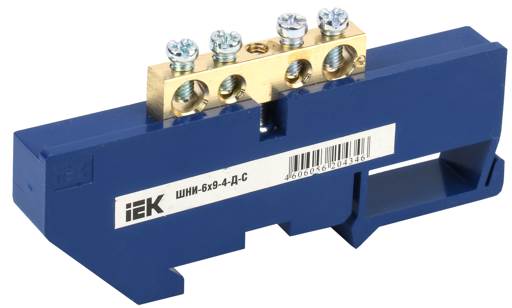 Шина N ноль на DIN-изоляторах ШНИ-6х9-4-Д-С