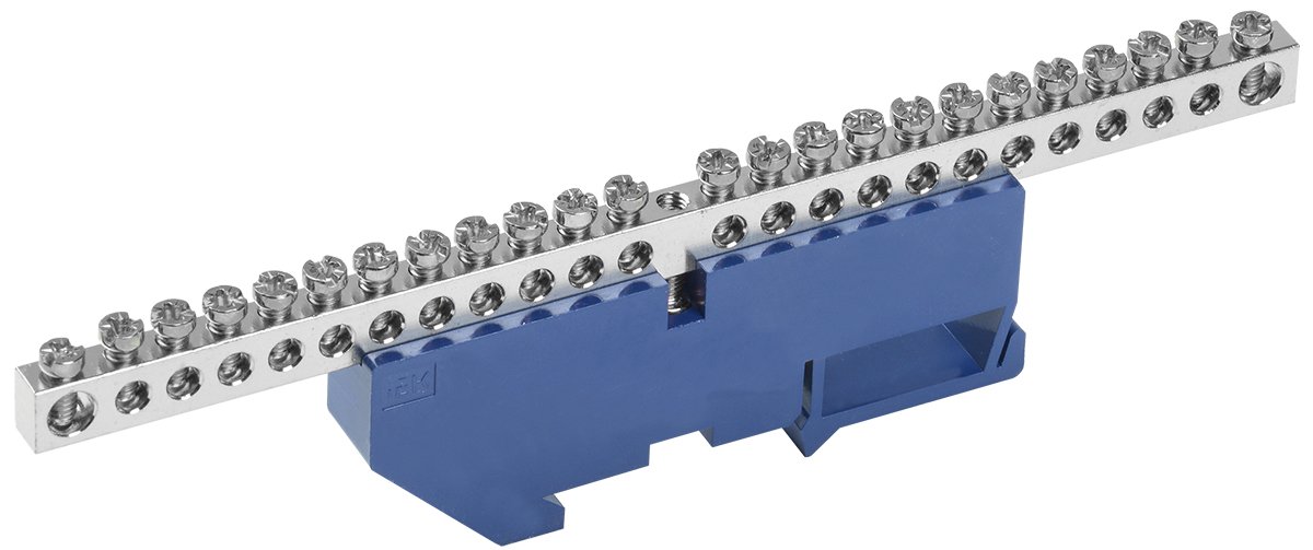 Шина N ''ноль'' на DIN-изоляторе Ni ШНИ-6х9-24-Д-С