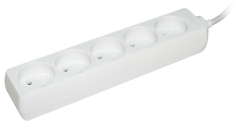 Удлинитель У5 5 мест 2Р/5метров 2х0.75мм.кв 10А/250