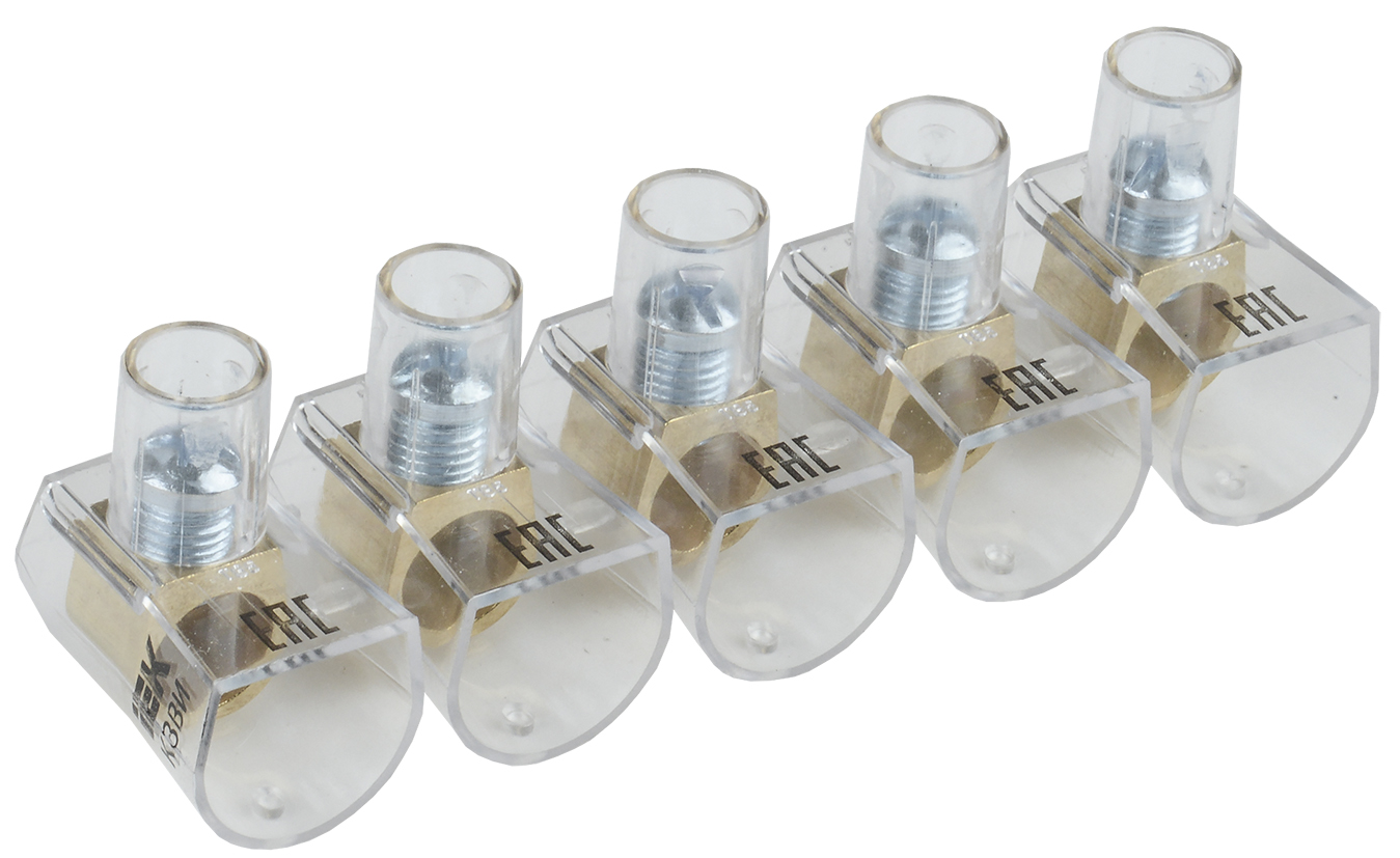 Зажим винтовой концевой изолированный КЗВИ 16мм2 5x1