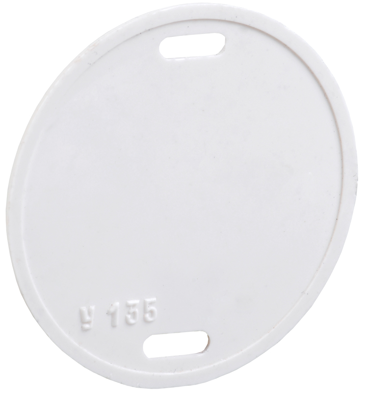 Бирка кабельная У-135 круг 55 мм