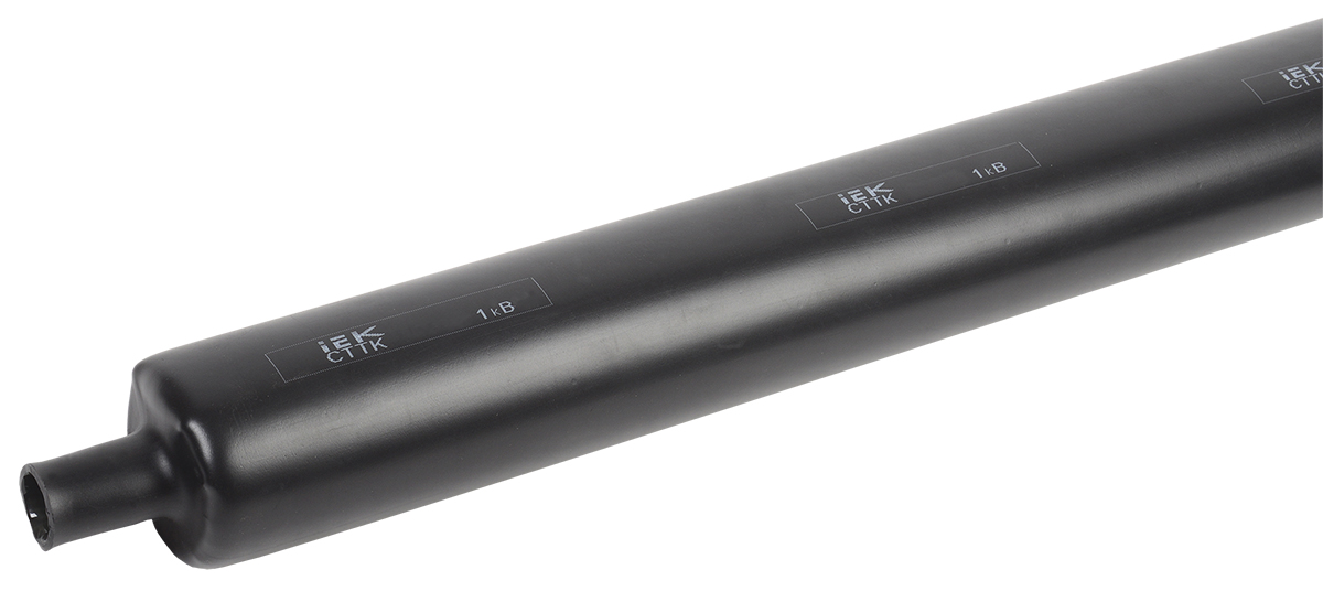 Трубка термоусаживаемая СТТК 95/29 3:1 черная с клеем (1м)