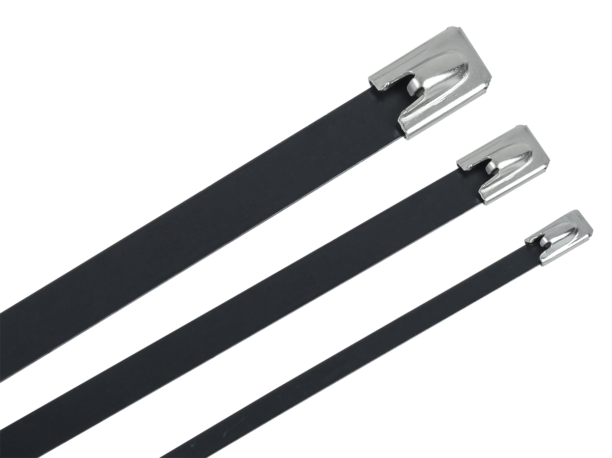 Хомут стальной ХСт 7,9х500мм с пол. покр. (100шт/упак)