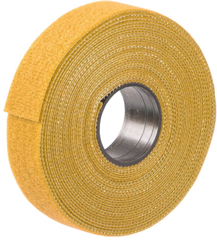 Хомут-липучка ХКл 20мм желтый (5м/ролл)