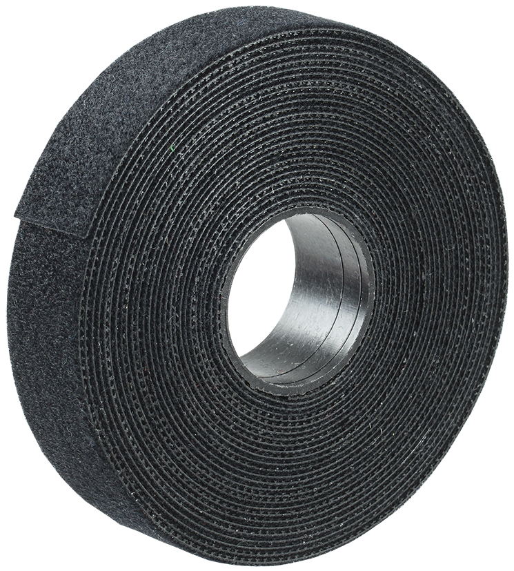 Хомут-липучка ХКл 20мм черный (5м/ролл)