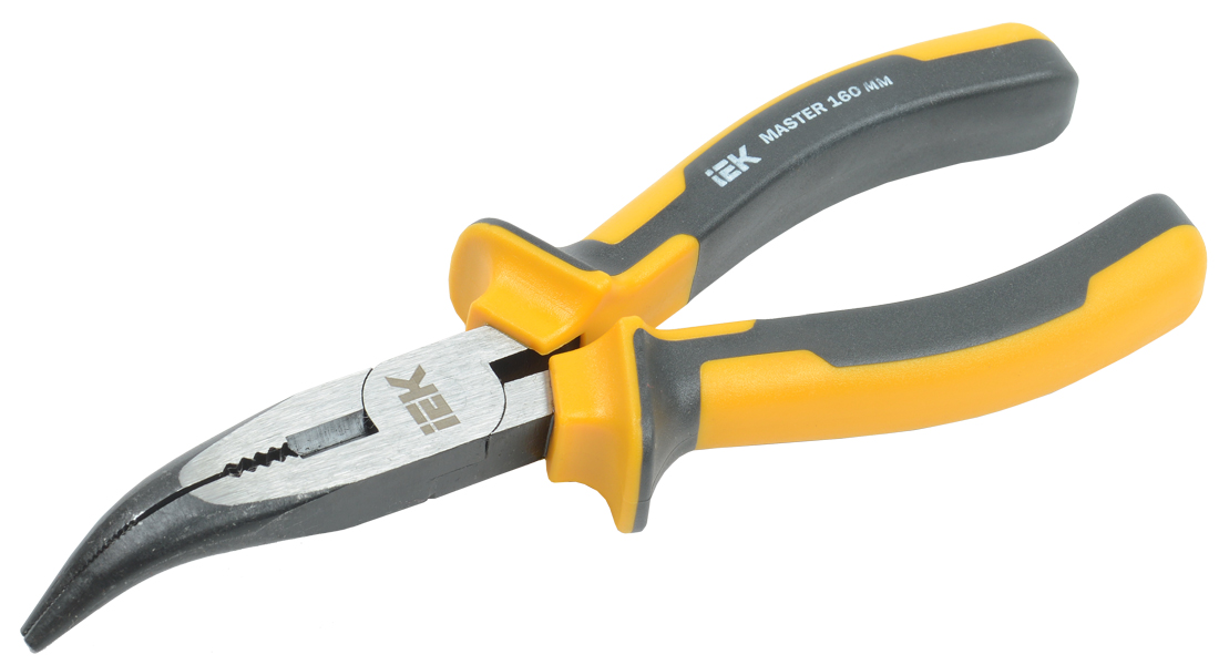 Тонкогубцы изогнутые Master 160мм
