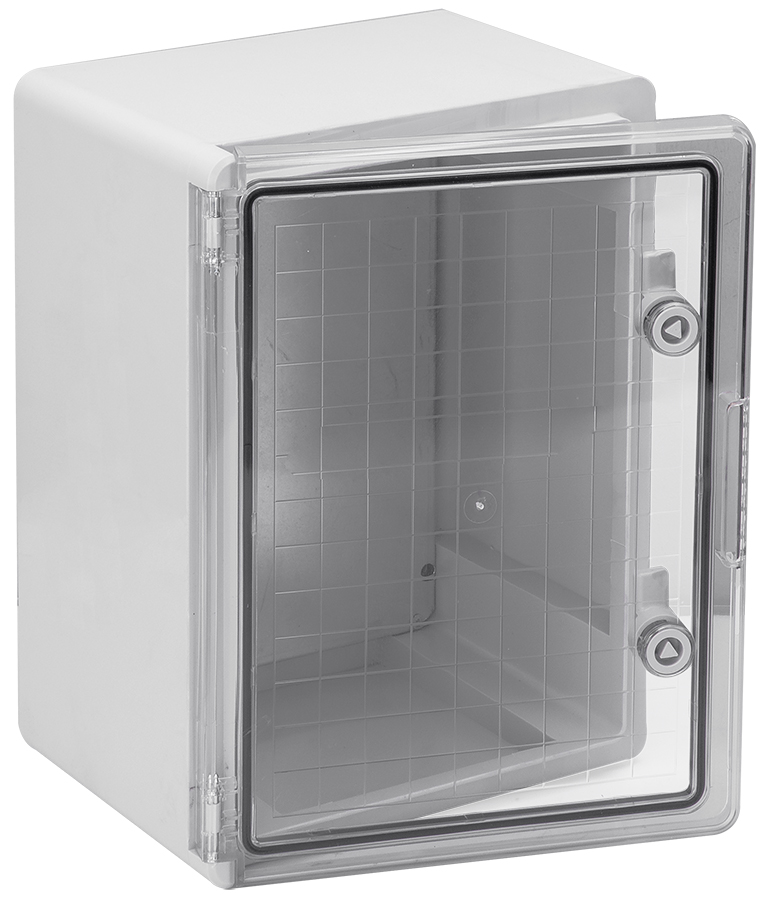 Корпус пластиковый ЩМПп 400х300х220мм прозрачная  дверь УХЛ1 IP65