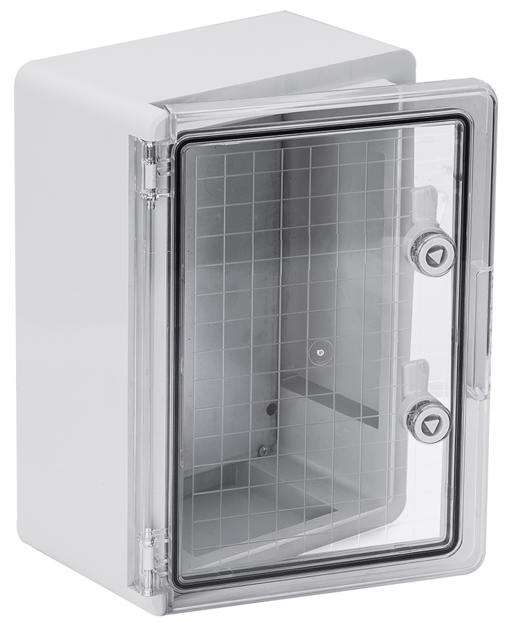Корпус пластиковый ЩМПп 350х250х150мм прозрачная  дверь  УХЛ1 IP65