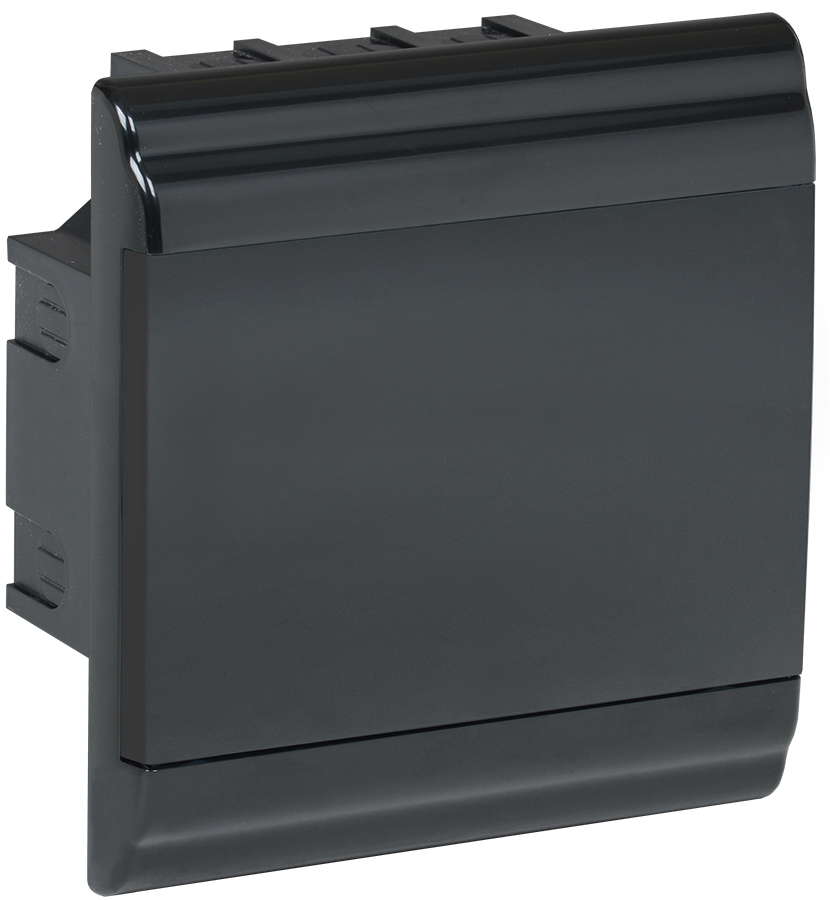 Корпус модульный пл. встр. ЩРВ-П-6 PRIME черный IP41