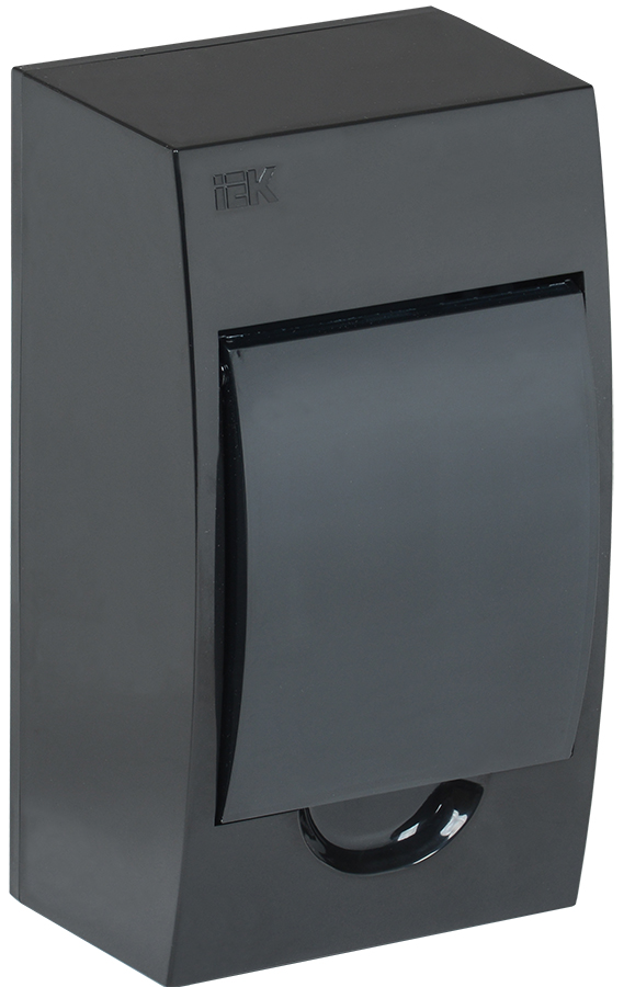 Корпус модульный пл. нав. ЩРН-П-4 черный IP41